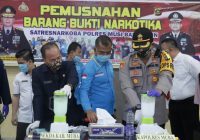 Ungkap Kasus Narkoba saat Pandemi Covid-19, Pemkab Apresiasi Polres Muba