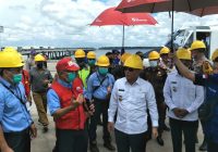 Bupati Tinjau Tersus Pelabuhan Internasional Milik PT OKI Pulp and Paper di Tanjung Tapa