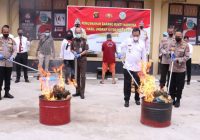 Musnahkan 30 Kg Ganja, 18,4 Kg Sabu, dan 1.827 Butir Ekstasi
