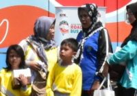 Berantas Korupsi dengan “Trisula”, Roadshow Bus KPK Disambut Anak-anak