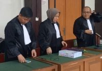 Tiga Terdakwa Dugaan Korupsi Proyek Serasi Banyuasin Dituntut 9 Tahun