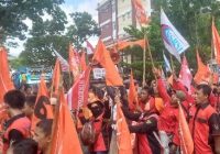 Gelombang Unjuk Rasa Muncul di Sumsel, Tuntut Pesangon Ratusan Buruh 