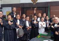Puluhan Advokat Beri Dukungan kepada Rekan Sejawat