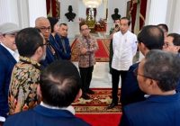 Presiden Jokowi Terima Pengurus PWI Pusat di Istana Merdeka