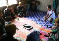 Bukti Kedekatan TNI dengan Rakyat, Mortir  Diserahkan ke Satgas Daerah Perbatasan