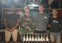 Gagalkan Penyelundupan Miras Ilegal di Perbatasan Indonesia-Malaysia