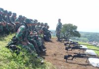 Jelang Penugasan di Perbatasan, Prajurit Dilatih Mahir Gunakan Senjata Bantuan