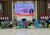 Gandeng Korem 031/Wirabima, Bakti Sosial Donor Darah Agenda Pembuka HPN 2025 di Riau