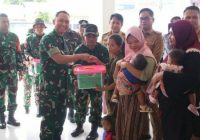 Dansatgas TMMD Ke-123 Kodim 0412/LU Sambut Tim Wasev dari Mabesad