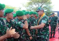Pangdam II/Sriwijaya Dampingi Kasad Kunjungan ke Korem 041/Gamas