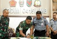 Perkuat Keamanan dan Pembinaan, Kodim 0415/Jambi Jalin Sinergi dengan Lapas Kelas IIB Muara Bulian