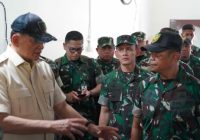 Pangdam Dampingi Menhan RI Kunjungi Rindam II/Sriwijaya