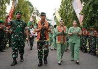 Pangdam II/Sriwijaya Kunjungi Kodim 0403/OKU, Tinjau Kesiapan Operasional dan Beri Semangat Prajurit