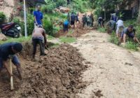 Koramil 410-01/PJG Tingkatkan Infrastruktur Warga Sukabumi