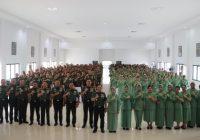 Pangdam ll/Sriwijaya Kunjungi Makorem 045/Gaya