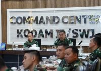 Pastikan TMMD Ke-124 Tahun 2025 Berjalan Baik dan Lancar, Pandam II/Sriwijaya Terima Paparan Dansatgas