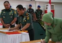 Kunjungi Markas Pomdam II/Sriwijaya, Pangdam Sebut Jumlah Kasus Militer Menurun