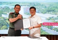 Kodam II/Sriwijaya dan PT Arwana Tbk Teken MoU Hibah Keramik