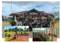 Satgas 141/AYJP Meriahkan HUT Ke-79 Bhayangkara, Satgas Yonif 144/JY Bersihkan Gereja dan Atasi Kesulitan Masyarakat