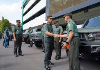 Kodam II/Sriwijaya Terima Jip Maung MV3 dari Kementerian Pertahanan RI