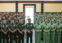 Bintaljarahdam II/Swj Gelar Penyuluhan Pembinaan Rohani, Mental Ideologi dan Kejuangan di Satuan Teritorial Korem 044/Gapo