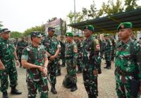 Pangdam Pimpin Apel PRCPB, Antisipasi Bencana dan Kontijensi Kodam II/Sriwijaya Tahun 2025