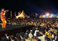 Prajurit dan Rakyat Nikmati Hiburan HUT Ke-80 TNI di Benteng Kuto Besak