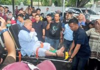 Hadiri Sidang Perdana, Terdakwa Korupsi Masih Pakai Selang Oksigen