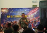 HUT Ke-75 Penerangan TNI AD, Integritas dalam Bekerja Harus Selalu Dijaga