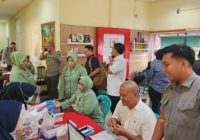 Persit KCK Cabang I Sinteldam PD II/Sriwijaya Gelar Aksi Donor Darah Peringati HUT Ke-80 ​