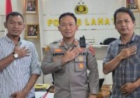 SMSI Lahat Audensi dengan Kapolres hingga Bagikan “Minuman THR”