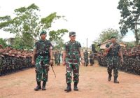 Pangdam II/Sriwijaya Tinjau Kesiapan Prajurit Yonif TP 950/Ksatria Betuah di Banyuasin