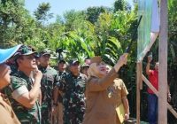 Pangdam II/Sriwijaya Tinjau Pembangunan Yonif TP 947/Pangeran Amin di Musi Rawas