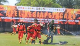Menkopolkam Pimpin Apel Kesiapsiagaan Karhutla 2026 di Sumsel
