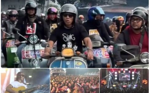 Sebarkan “Virus” Perdamaian dan Riding Skuter di Palembang, Slank Bakal Rilis Album Terbaru pada 5 Juni 2026