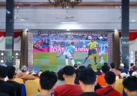 Pendopo Berubah Jadi Stadion Mini, Bupati dan Warga Muba Nobar Piala Dunia 2026