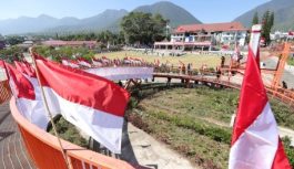 Peringati HUT Ke-81 RI di Lokasi Gempa NTT